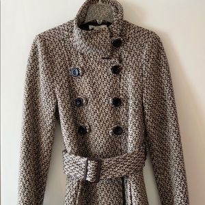 Tweed long coat